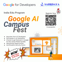 Google AI Campus Fest 2023 AI and ML workshop and hackathon Poster